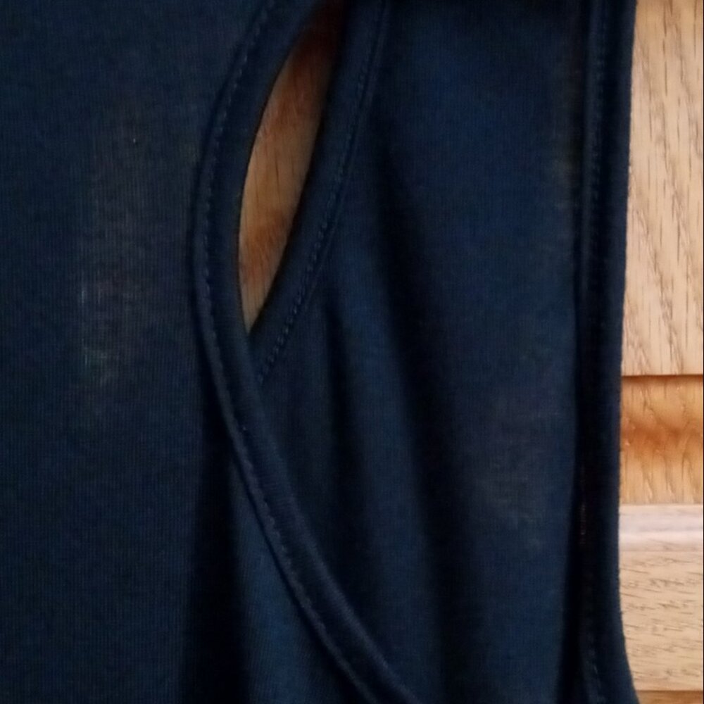 Vintage Faded Glory Women's Black Maxi Summer Racerback Dress Sz L (12-14) - Picture 11 of 14